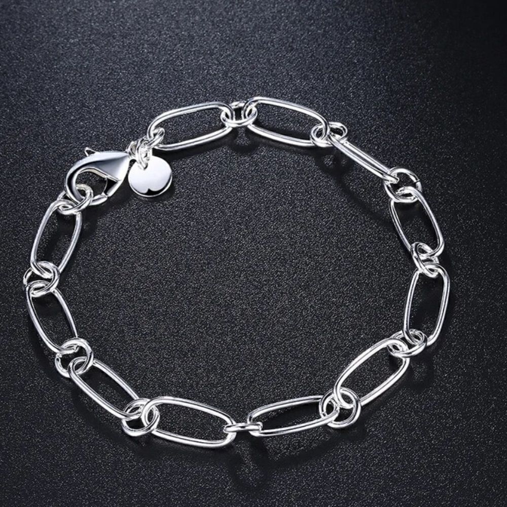 The Upscale Link Bracelet in 925 silver